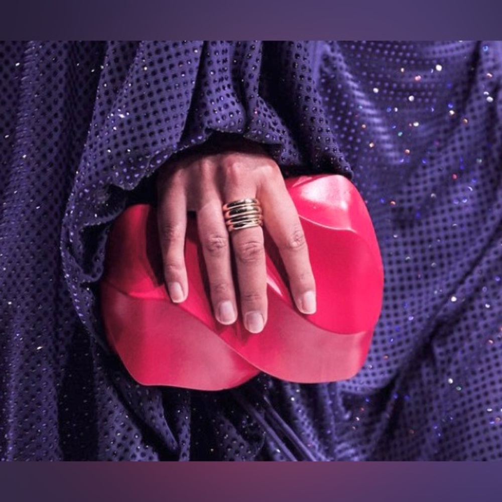 Bottega Veneta The Whirl Leather Clutch